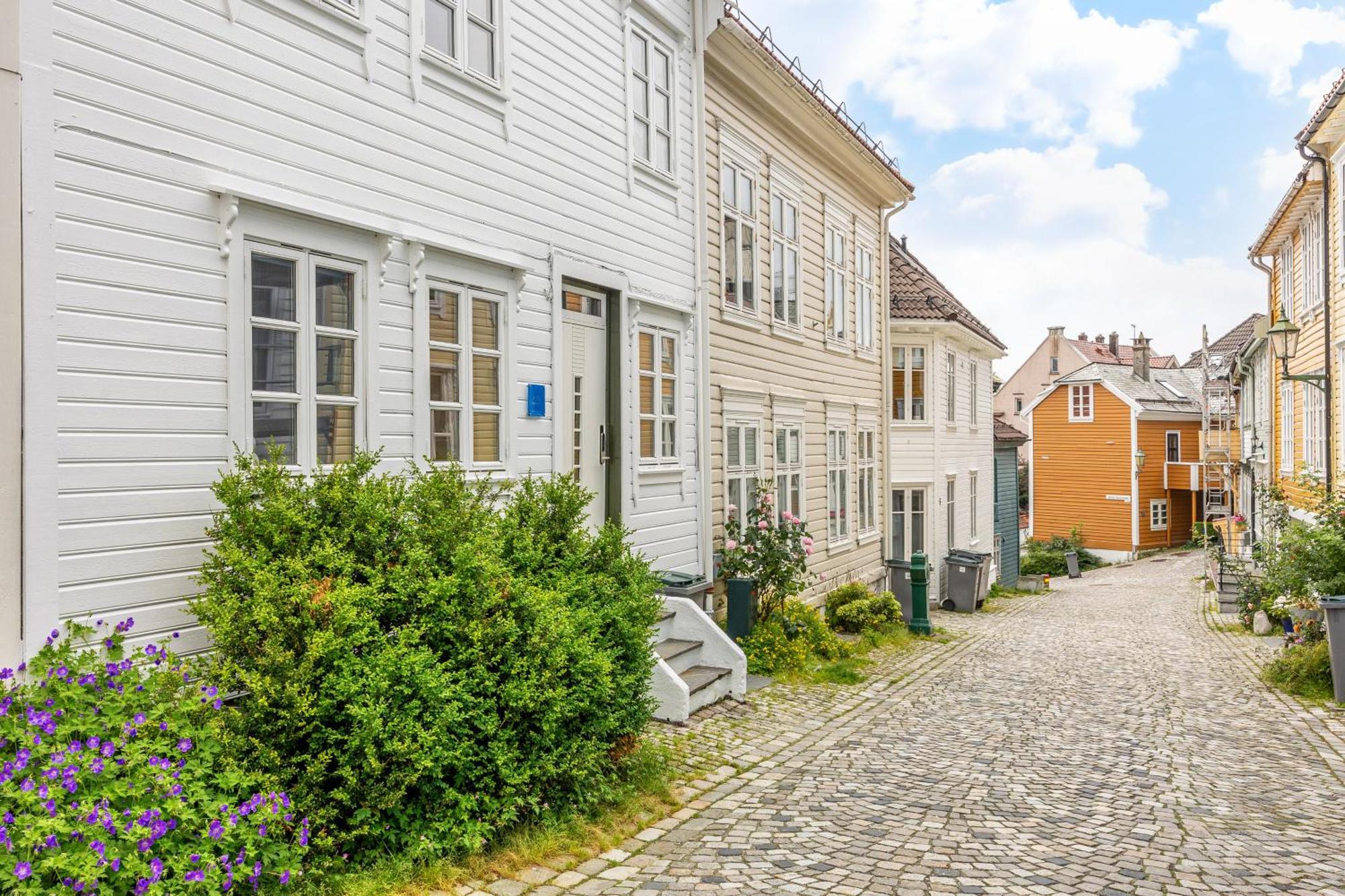 베르겐 View To Bryggen - Renovated Dec 24 - Historic Cobblestone Street 아파트 외부 사진