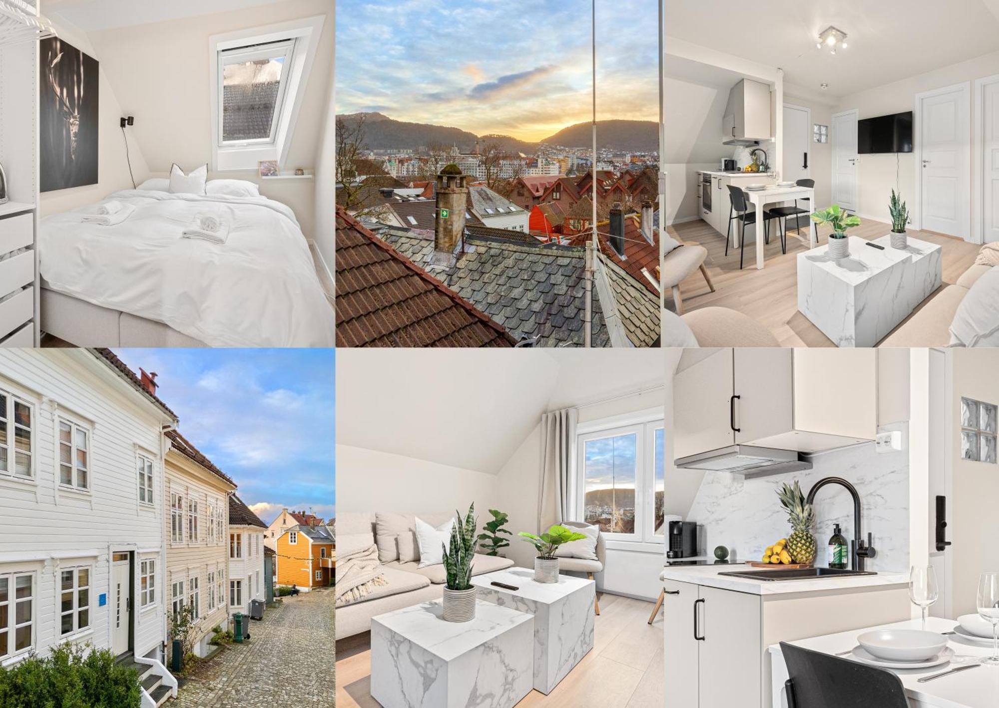 베르겐 View To Bryggen - Renovated Dec 24 - Historic Cobblestone Street 아파트 외부 사진
